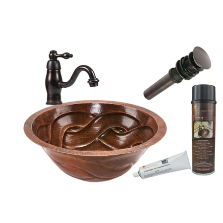 A large image of the Premier Copper Products BSP3_LR17FBDDB Oil Rubbed Bronze