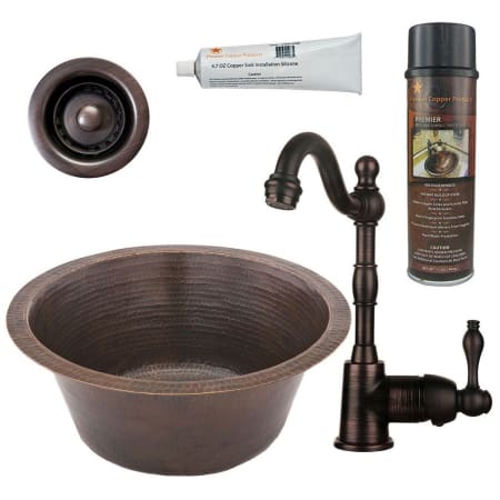 A large image of the Premier Copper Products BSP4_BR16DB2-B Oil Rubbed Bronze