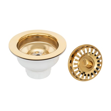 A large image of the Premier Copper Products D-132 Polished Brass