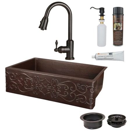 A large image of the Premier Copper Products KSP2_KASDB33229S Oil Rubbed Bronze