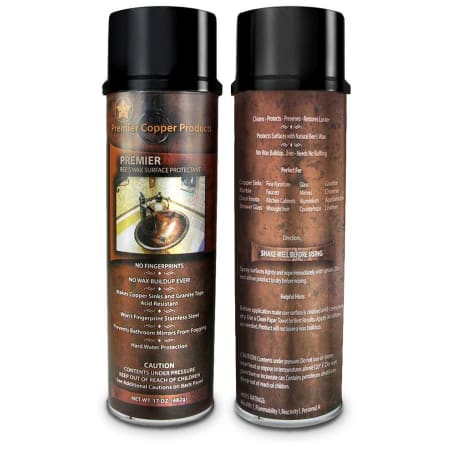 A large image of the Premier Copper Products W900-WAX Alternate Image