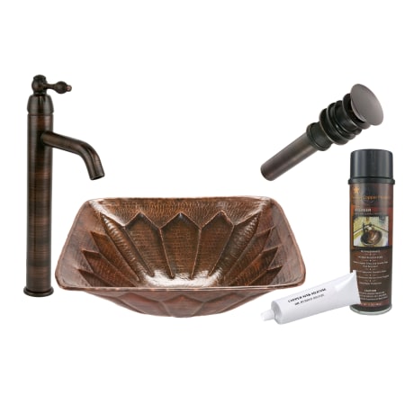 A large image of the Premier Copper Products BSP1_VS16FDB Oil Rubbed Bronze