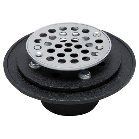 PROFLO PF42959RD Chrome Cast Iron Round Shower Drain (2 ...