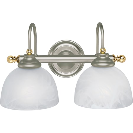 A large image of the Progress Lighting P3259 Pearl Nickel/Polished Brass