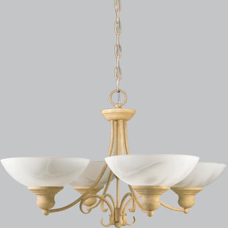 Progress Lighting P402056 Antique Bisque Travera Four Light Single A Large Image Of The Progress Lighting P4020 Antique Bisque