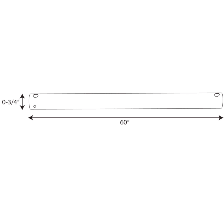 A large image of the Progress Lighting P2608 Line Drawing