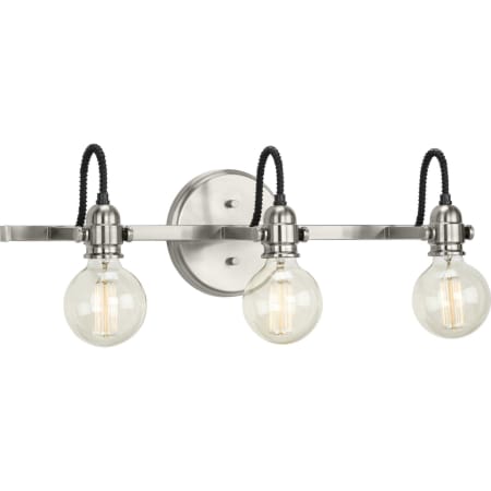 A large image of the Progress Lighting P300191 Brushed Nickel