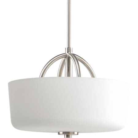 Progress Lighting P3878 09 Brushed Nickel Calven 3 Light Bowl A Large Image Of The Progress Lighting P3878 Brushed Nickel
