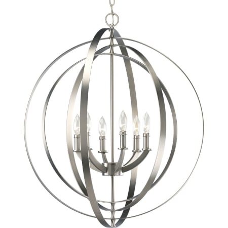 Progress Lighting P3889 126 Burnished Silver Equinox 6 Light 27 3 4 Progress Lighting P3889
