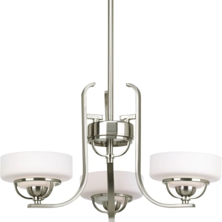 A large image of the Progress Lighting P4691-WB Brushed Nickel