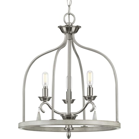 A large image of the Progress Lighting P500296 Brushed Nickel