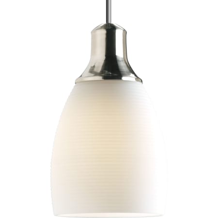 A large image of the Progress Lighting P6177-W Brushed Nickel