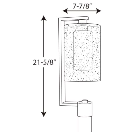 A large image of the Progress Lighting P6420 Line Drawing