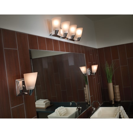 A large image of the Progress Lighting P2807 Progress Lighting Rizu Bathroom