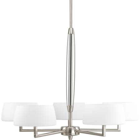 A large image of the Progress Lighting P4649-WB Brushed Nickel