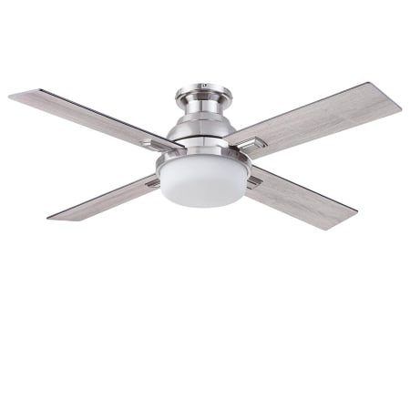 A large image of the Prominence Home Kyrra 52 LED Brushed Nickel