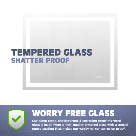 A large image of the Prominence Home 59008 Tempered Glass
