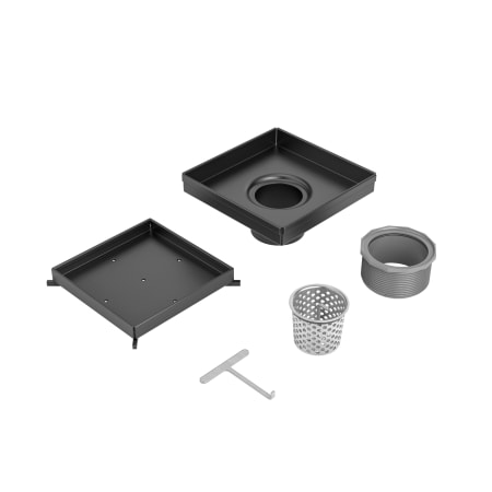 A large image of the QuickDrain SD05-TILEIN Matte Black