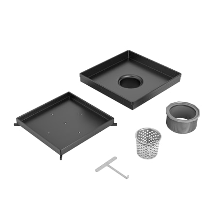 A large image of the QuickDrain SD06-TILEIN Matte Black