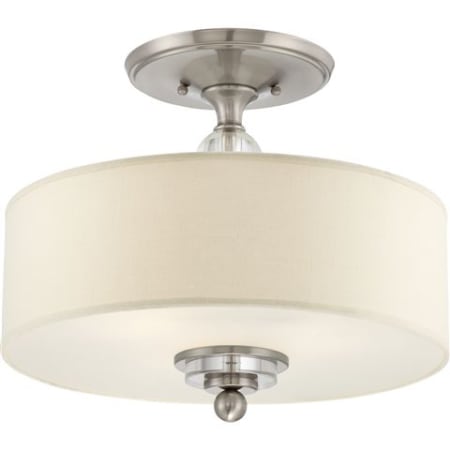 A large image of the Quoizel DW1717 Brushed Nickel