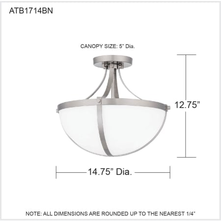 A large image of the Quoizel ATB1714WS Alternate Image