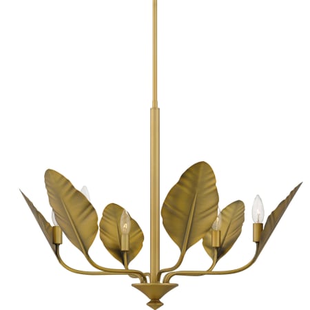 A large image of the Quoizel BAY5028 Aged Brass