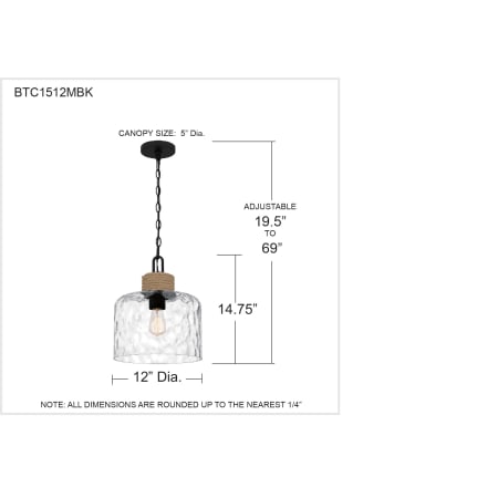 A large image of the Quoizel BTC1512 Alternate Image