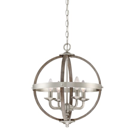 A large image of the Quoizel FSN5204 Brushed Nickel