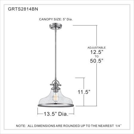 A large image of the Quoizel GRTS2814 Alternate Image