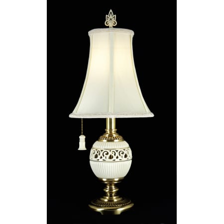 Quoizel Undefined Burnished Brass Lenox 1 Light Table Lamp With On Quoizel Lx6516h