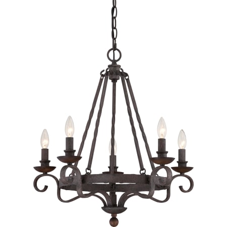 A large image of the Quoizel NBE5005 Rustic Black
