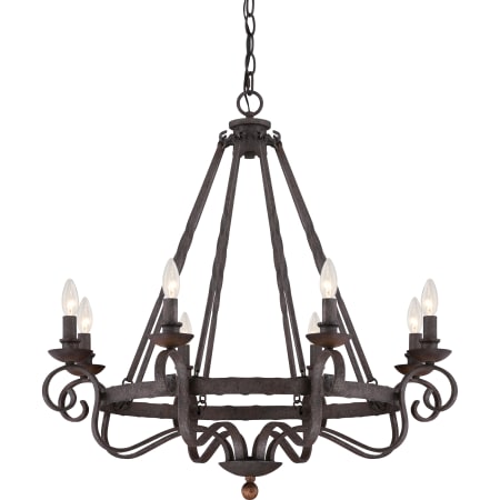 A large image of the Quoizel NBE5008 Rustic Black