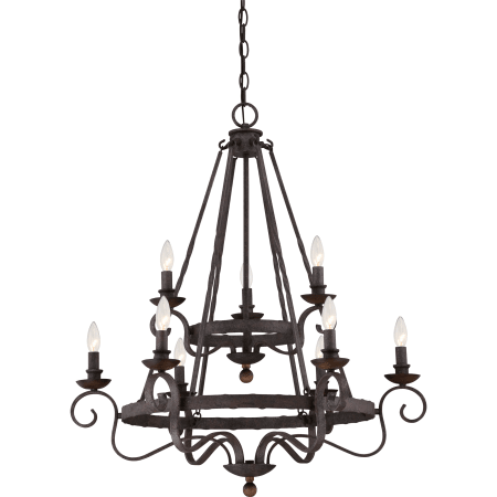 A large image of the Quoizel NBE5009 Rustic Black