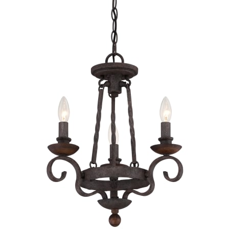 A large image of the Quoizel NBE5303 Rustic Black