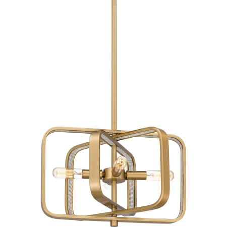 A large image of the Quoizel PCDPR2814 Brushed Weathered Brass