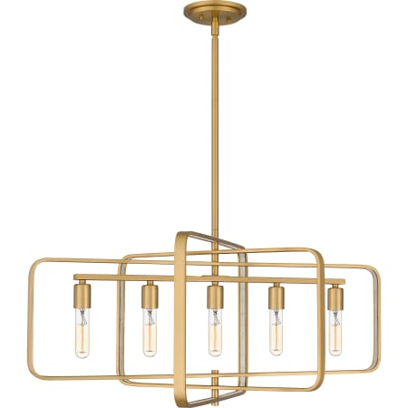 A large image of the Quoizel PCDPR534 Brushed Weathered Brass