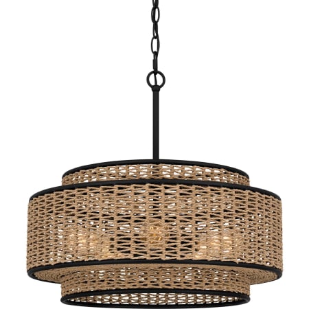 A large image of the Quoizel QP6161 Matte Black
