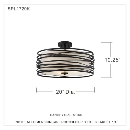 A large image of the Quoizel SPL1720 Alternate Image