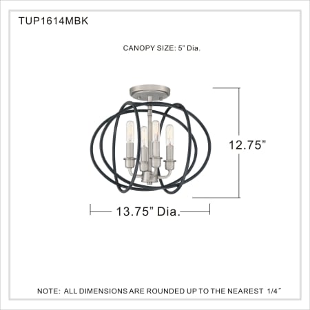 A large image of the Quoizel TUP1614 Alternate Image