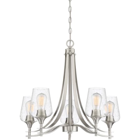 A large image of the Quoizel TWE5005 Brushed Nickel