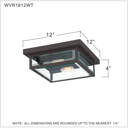 A large image of the Quoizel WVR1612 Alternate View