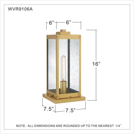 A large image of the Quoizel WVR9106 Alternate Image