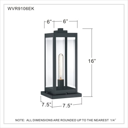 A large image of the Quoizel WVR9106 Alternate Image