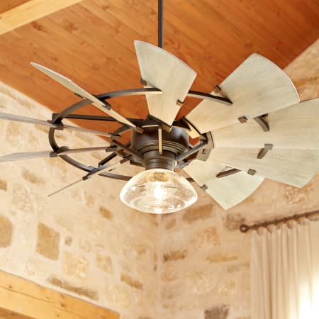 Quorum International 95210 86 Oiled Bronze Windmill 52 Quot 10