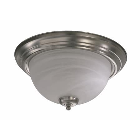 A large image of the Quorum International Q3066-15 Satin Nickel / Faux Alabaster