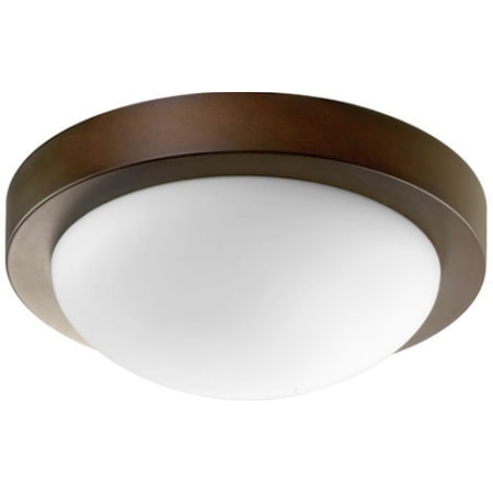 A large image of the Quorum International 3505-11-CFL Oiled Bronze