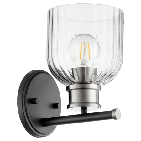 A large image of the Quorum International 510-1 Noir / Satin Nickel