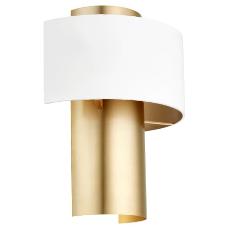 A large image of the Quorum International 5611 Studio White / Aged Brass