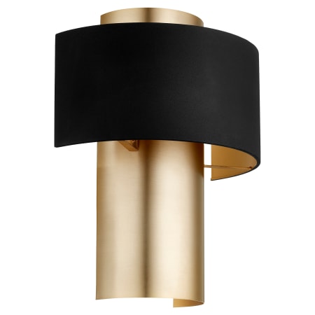 A large image of the Quorum International 5611 Noir / Aged Brass