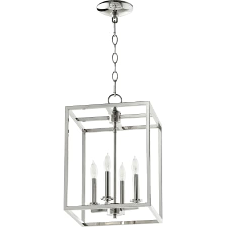 A large image of the Quorum International 6731-4 Polished Nickel